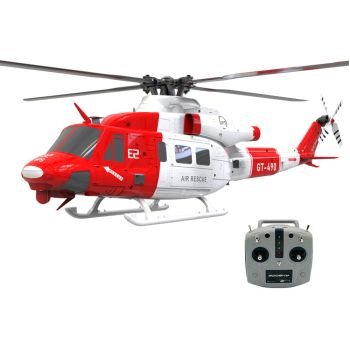Helicóptero RC Goosky Legend E2 GPS 2.4G 6CH UH-1Y con mantenimiento de altitud TOF, moto sin escobillas de doble transm