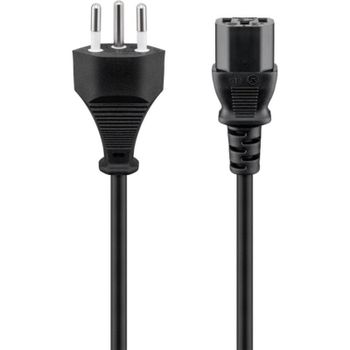 Cable de transmisión Goobay 93617 2 m SEV 1011 IEC C13