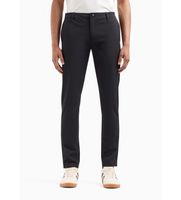 ax armani exchange para hombre 8nzp49znyzz1200 pantalon logotipo negro 34 casual poliamida