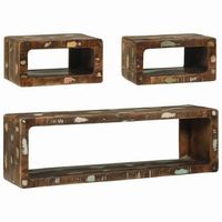 conjunto de mueble de tv 3 uds multicolor 100 x 30 x 32 cm vidaxl