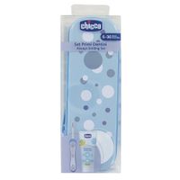chicco set dientes siempre sonrientes 6 - 36 meses azul