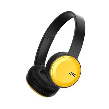 Foldable Bluetooth On Ear headphones Yellow
