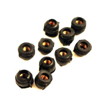 Juego de tuercas de goma para carenado M4x8mm 10pc