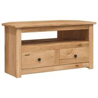 mueble esquinero de tv madera de pino estilo panama 93x49x49 cm vidaxl
