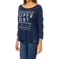 superdry camiseta manga larga g60119xns para mujer
