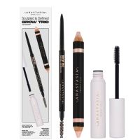 anastasia beverly hills sculpted  defined brow trio various shades - soft brown