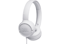 auriculares - jbl tune 500 pure bass sound microfono plegables control volumen blanco