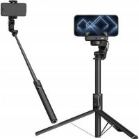 gimbal hohem m2 pro estabilizador 1 eje con tripode led y control bluetooth