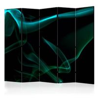 biombo - blue smoke waves ii 225x172 cm