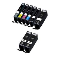 compatible multipack canon pixma mg6340 printer ink cartridges 8 pack -6443b001