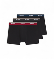 boss para hombre 50554694 set 3 boxers power negro m homewear algodon
