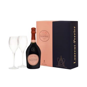 Laurent-perrier Cuvée Rosé Brut Estuche  + 2 Copas  Francia Champagne 75 Cl. 12.0º
