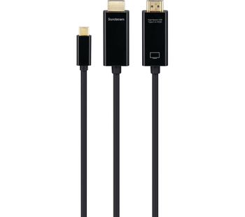 SANDSTROM Level 1 USB Type-C to HDMI Cable - 1 m, Black