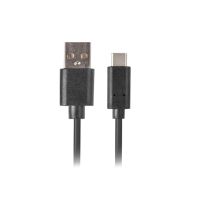 cable usb lanberg ca-usbo-20cu-0018-bk 18m usb a a usb c usb 20 048gbits negro