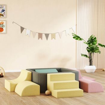 Juego De 7 Bloques De Espuma Para Niños Multicolor Aiyaplay