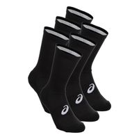 asics 6ppk crew calcetines para correr unisex-negro