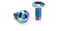 par de tornillos de titanio para colgar botellas m5 x 12 mm absoluteblack rainbow