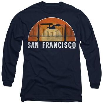 Star Trek Camiseta manga larga San Francisco Trek para hombre