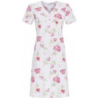 Rose Buttoned Top Cotton Nightdress