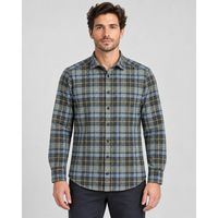 bastoncino camisa manga larga simo flannel para hombre
