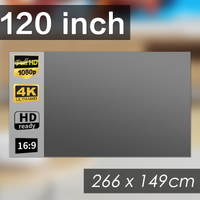 pantalla de proyector portatil 169 pantallas de proyeccion plegables cine en casa teatro interior y exterior 4k hd 1080p antiluz plana