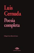Poesía completa (Luis Cernuda)
