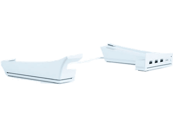 Soporte - Nacon PS5SHORIZSTAND, 3 puertos USB-A, Efectos de luz RGB, Blanco