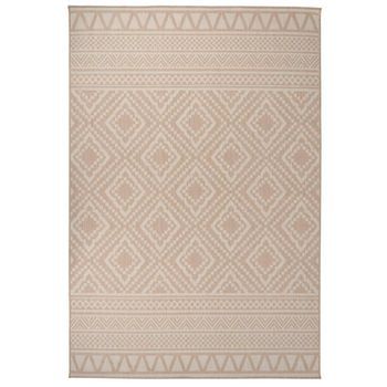 Alfombra De Exterior De Tejido Plano Rayas Marrones 160x230 Cm Vidaxl