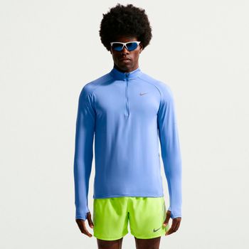 Nike Stride Half-Zip  Camiseta de running Hombres - azul claro, plateado