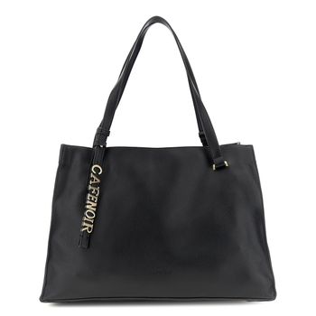 bolso suave sin forro con letras black