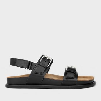 Vagabond Effie Leather Flat Sandals - UK 6