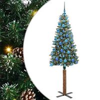 arbol de navidad delgado verde 180 cm vidaxl