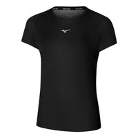 mizuno core graphic camiseta de running mujeres-negro