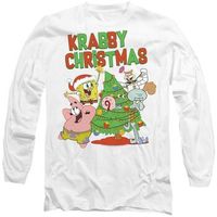spongebob squarepants camiseta manga larga decorating para mujer