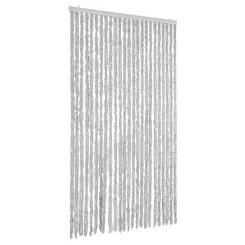 Cortina Antimoscas Chenilla Gris 100x220 Cm