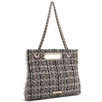 Nicole Lee Bolso de mano BOLSO CLUTCH ESTILO TWEED (BEIGE) para mujer