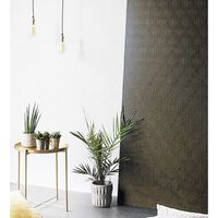 papel pintado repintable vinilico lavable geometrico hexagonos con alto relieve - ironed texture 123178 de gaulan - rollo de 10 m x 053 m