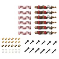 6pcs amortiguadores de metal llenos de aceite mejorados para fms cheyenne 6x6 11812 118 coches rc vehiculos modelos pie