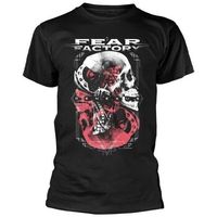 fear factory camiseta genexus skull para mujer