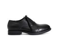 oxford de piel para hombre black