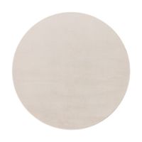 alfombra suave solina crema 120 cm redondo