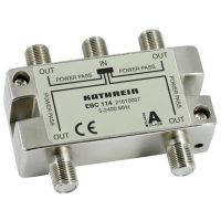 divisor de senal kathrein ebc 114 para cable coaxial 5-2400 mhz plata