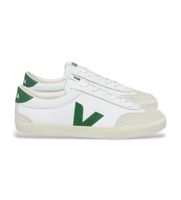 veja para mujer vo0103525 zapatillas volley blanco verde 39 plano ante cordones casual
