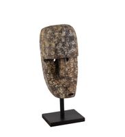 figura decorativa  madera marron alt 55 cm