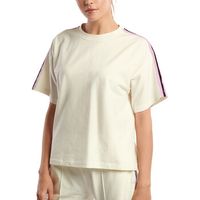 lisca camiseta camiseta de manga corta retromania cheek para mujer
