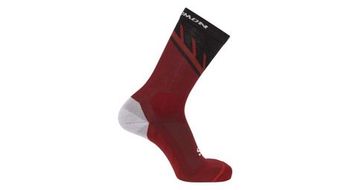 Calcetines salomon speedcross crew rojo negro