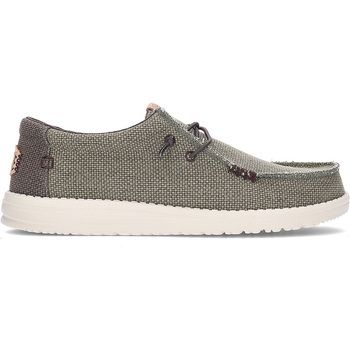 HEYDUDE Náuticos d1106 olive para hombre