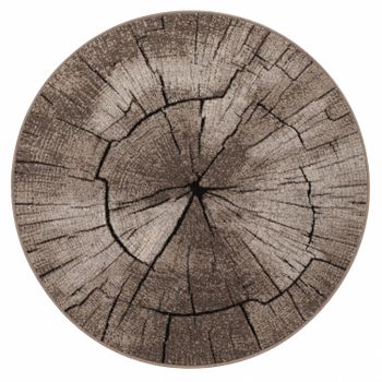 Alfombra Rodessa beige 120 cm redondo