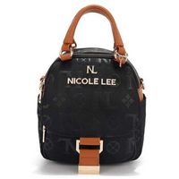 nicole lee bolso de mano bolso tipo dome multiusos margot negro para mujer
