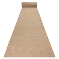 alfombra de pasillo casablanca loom beige lazo suave interior y exte 80x480 cm